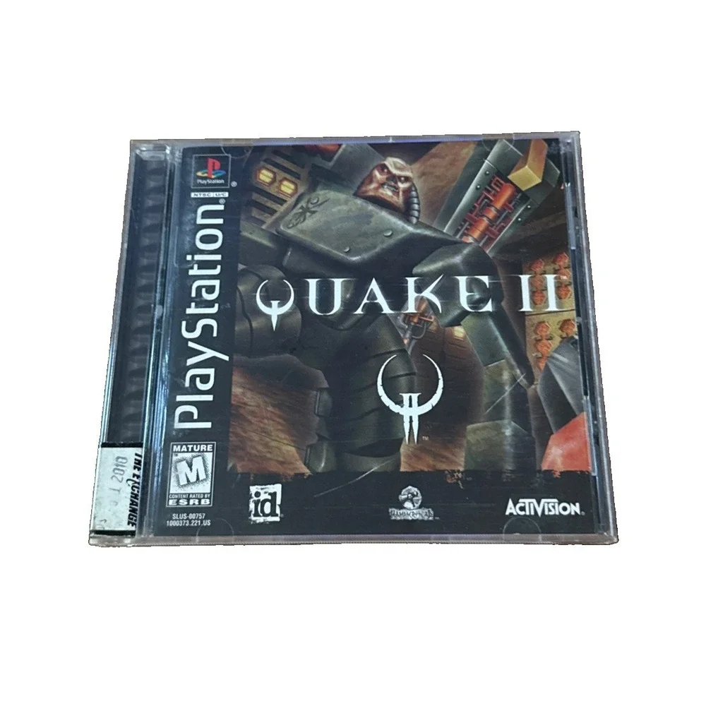 Quake I 2 Sony PlayStation 1 1999 Complete In Box With Manual & Reg card PS1